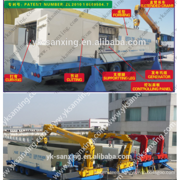 SXUBM ASPAN arch style /panel roof building machine /roofing sheet bending machine